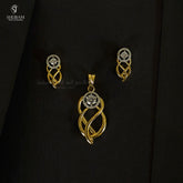 PENDANT SET CHAINS PENDANT SET 184 DIAMOND WHITE