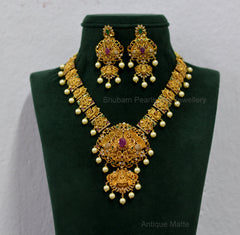 NECKLACE nk017 MATTE NAKSHI MULTI COLOR