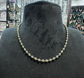 CHAINS AND HASLI 6mm soft dual tone Short- MM318 - MM3318 -DIAMOND 18-20