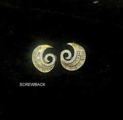 Earring Eartops 036 DIAMOND WHITE