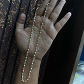 DORI AND CHAINS Short 4mm one tone DIAMOND 16-18 Inch