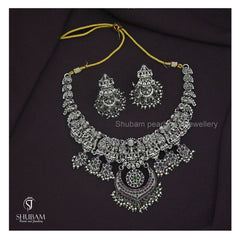 NECKLACE NAKSHI NECKLACE 427 NAKSHI ANTQIUE WHITE