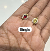 ACCESSORIES EAR RED Bagudi 004 - BAI004 JADAU Small