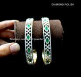 BRACELET/BANGLE Bangles 002 EMERALD 2'4
