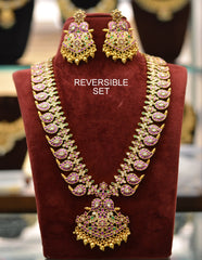 NECKLACE Long Mango reversible 001 - MAE001 KEMPu GOLDEN