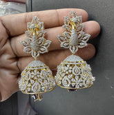 Earring earrings 135 DIAMOND EMETHYST PURPLE