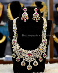 NECKLACE Long Necklace 013 - NE013 DIAMOND RUBY