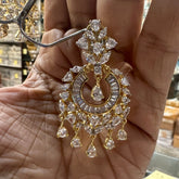 Earring EA211 Drops - EA211 DIAMOND WHITE