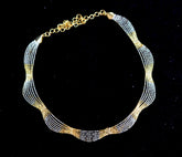 DORI AND CHAINS hasli 005 Dual tone - HAI005 handmade BIG SIZE
