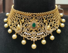 CHOKER Ch040 VICKTORIAN EMERALD