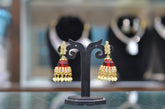 Earring New Color changeable 5 colors - CO5 GOLDEN STONE MULTI COLOR