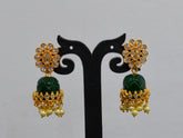 Earring color changing 3 color GOLDEN STONE MULTI COLOR