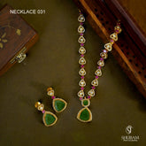 NECKLACE Necklace 031 GOLDEN STONE MULTI COLOR