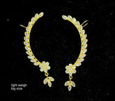 Earring Earcuff 005 GOLDEN STONE GOLDEN