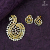 PENDANT SET CHAINS pendant set 010 DIAMOND WHITE