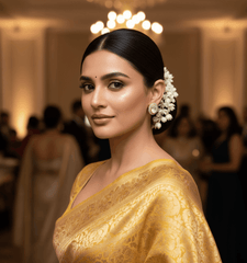 Earring Eartops 100 MOZONITE WHITE