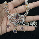 NECKLACE necklace 735 DIAMOND EMETHYST PURPLE