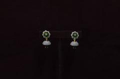 Earring ER066 DIAMOND EMERALD