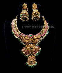 NECKLACE Jalebi 10 NAKSHI ANTQIUE RUBY