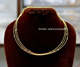 DORI AND CHAINS hasli diamond look DIAMOND 3 lines small