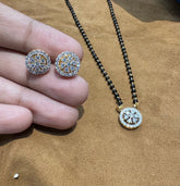 MANGALSUTRA Mangalsutra 052 DIAMOND DUAL PLATING DIAMOND LOOK