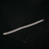 BRACELET/BANGLE Bracelet 043 DUAL PLATING DIAMOND LOOK Openable