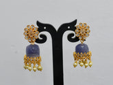 Earring Color changeable 5 colors GOLDEN STONE MULTI COLOR