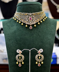 CHOKER CH069 DIAMOND RUBY