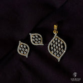 PENDANT SET CHAINS Pendant set 202 DIAMOND WHITE