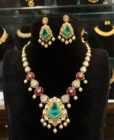 NECKLACE nECKLACE 642 MOZONITE MULTI COLOR