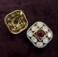PENDANT SET CHAINS pendant 134 MOISSANITE RUBY