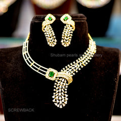 NECKLACE necklace 565 DIAMOND EMERALD