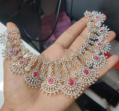 NECKLACE Nk207 DIAMOND RUBY