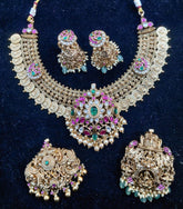 NECKLACE Kasul necklace 641 NAKSHI JADAU MIX MULTI COLOR