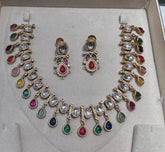 NECKLACE Necklace 033 Kundan Navratna