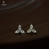 Earring Eartops 116 DIAMOND DUAL PLATING DIAMOND LOOK