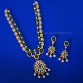 NECKLACE Necklace 829 MOISSANITE EMERALD