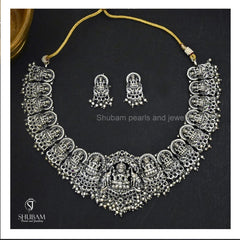 NECKLACE NAKSHI NECKLACE 429 NAKSHI ANTQIUE WHITE
