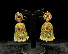 Earring eARRING 151 MATTE NAKSHI EMERALD