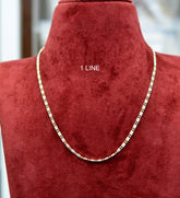 DORI AND CHAINS small balls 1 line chain DIAMOND 16-18 Inch