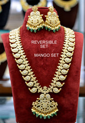 NECKLACE Long Mango reversible 001 - MAE001 KEMPu EMERALD
