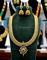 NECKLACE Jalebi Long necklace 14 - JA14 MOZONITE WHITE