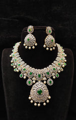 NECKLACE Necklace 015 DIAMOND EMERALD