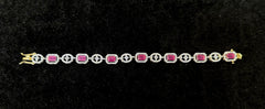 BRACELET/BANGLE BG035 RUBY 2 '6 Openable Bangle