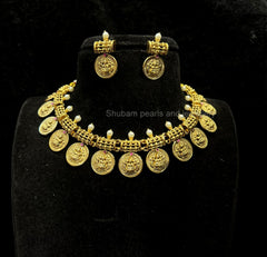 NECKLACE Kasul Short 392 NAKSHI ANTQIUE RUBY