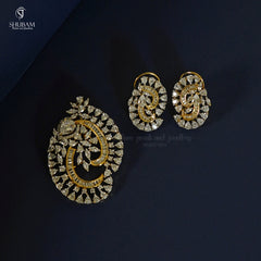 PENDANT SET CHAINS PENDANT SET 183 DIAMOND WHITE