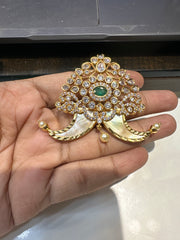 PENDANT SET CHAINS Pendant 152 DIAMOND EMERALD