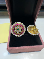 JADAU Jadau eartops 095 JADAU WHITE