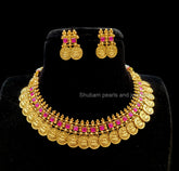 NECKLACE Kasul short kemp NAKSHI ANTQIUE RUBY