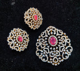 PENDANT SET CHAINS Pendant 137 DIAMOND RUBY